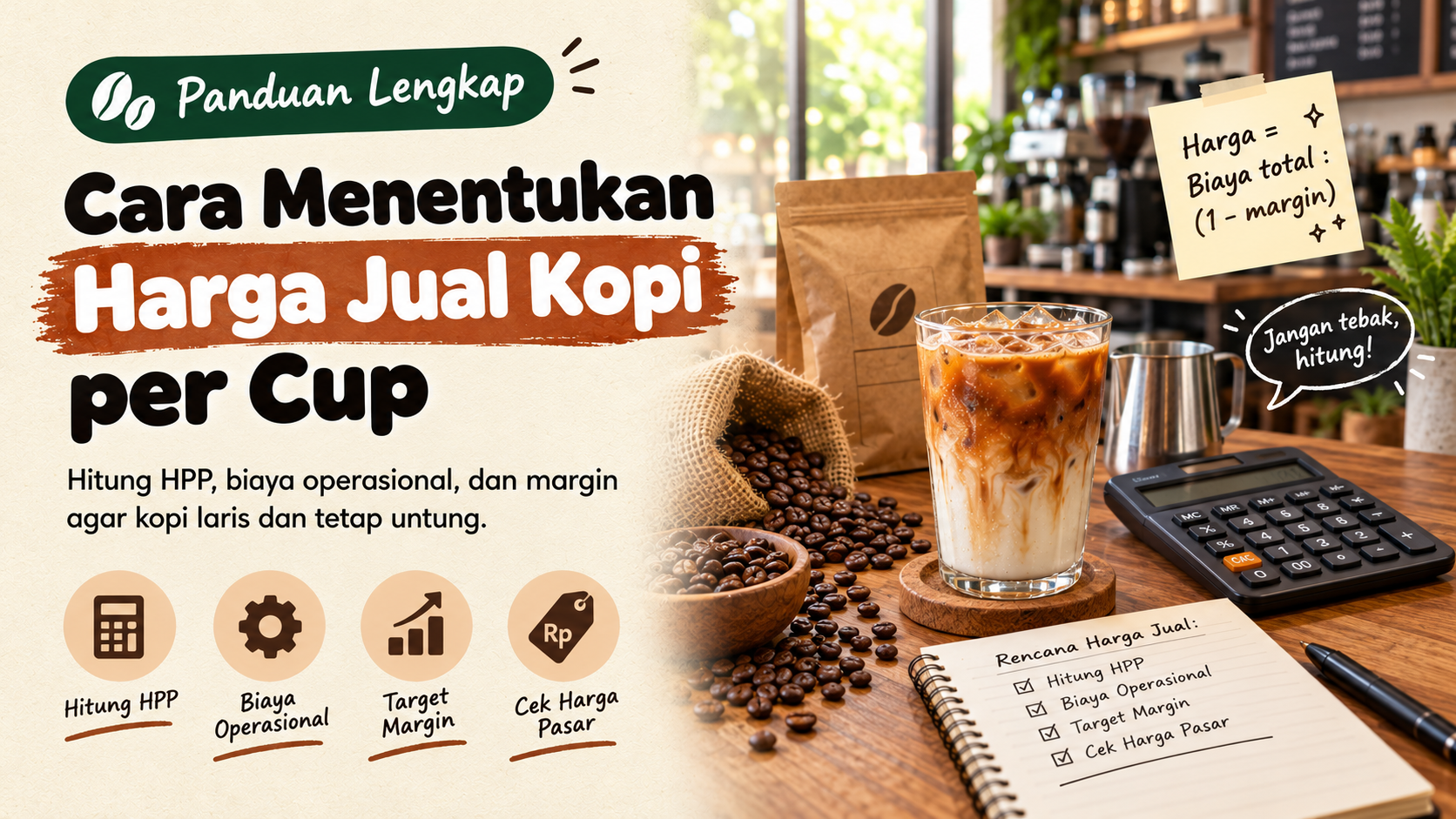 Harga Jual Kopi per Cup: Cara Menghitung yang Tepat