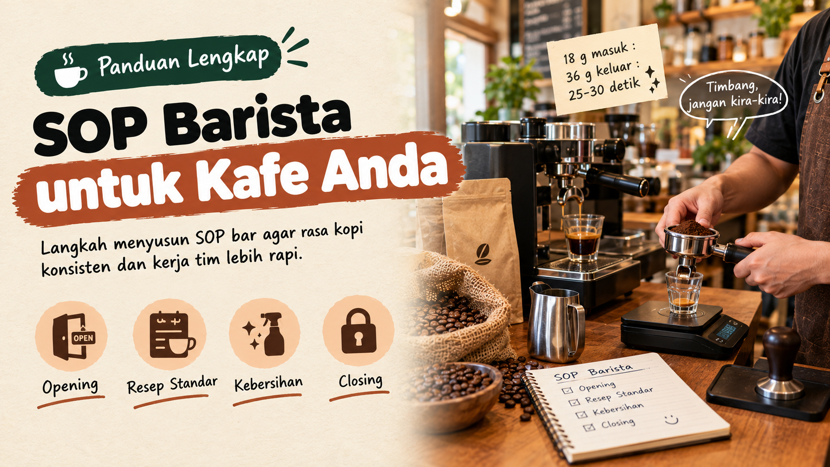 SOP Bar Barista: Panduan Lengkap untuk Kafe Anda